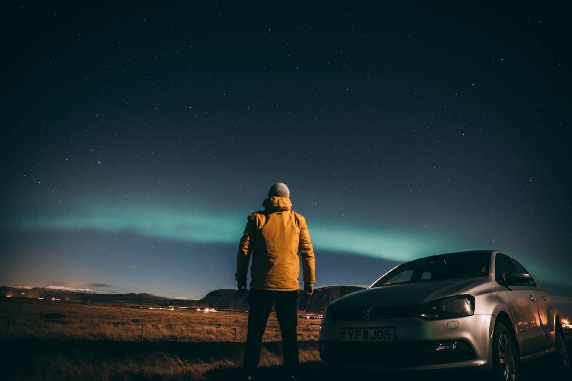 The Northen lights In Iceland Northern Lights Car Rental