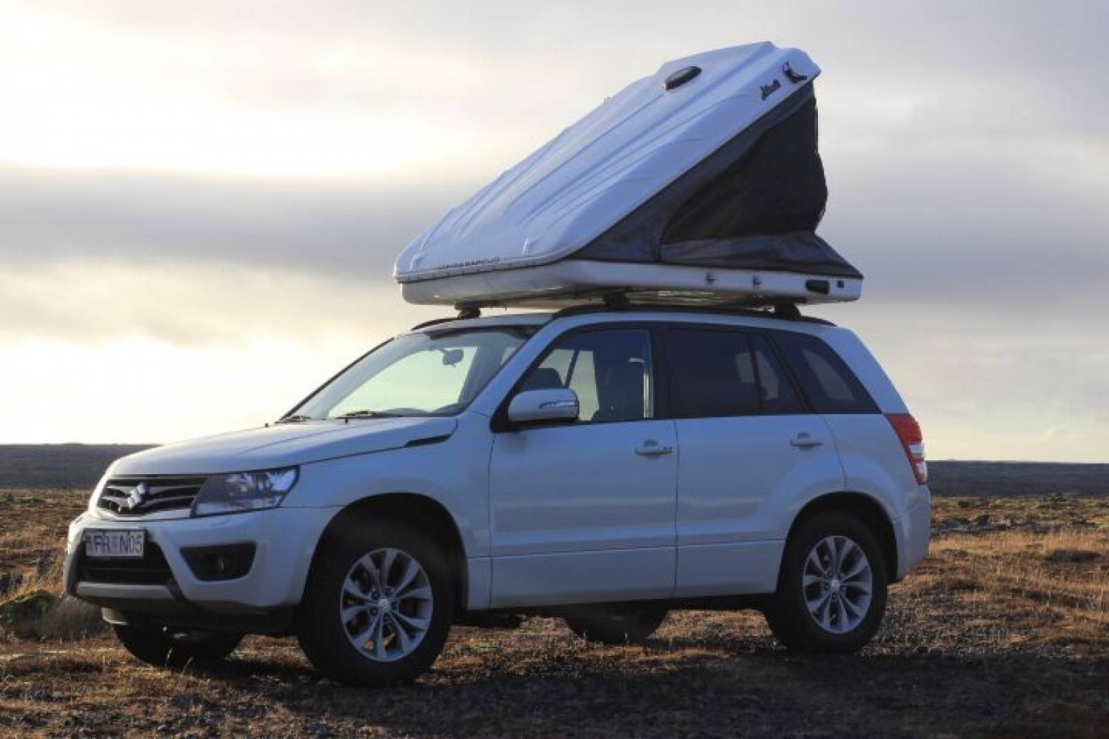 Grand Vitara With Roof Tent open